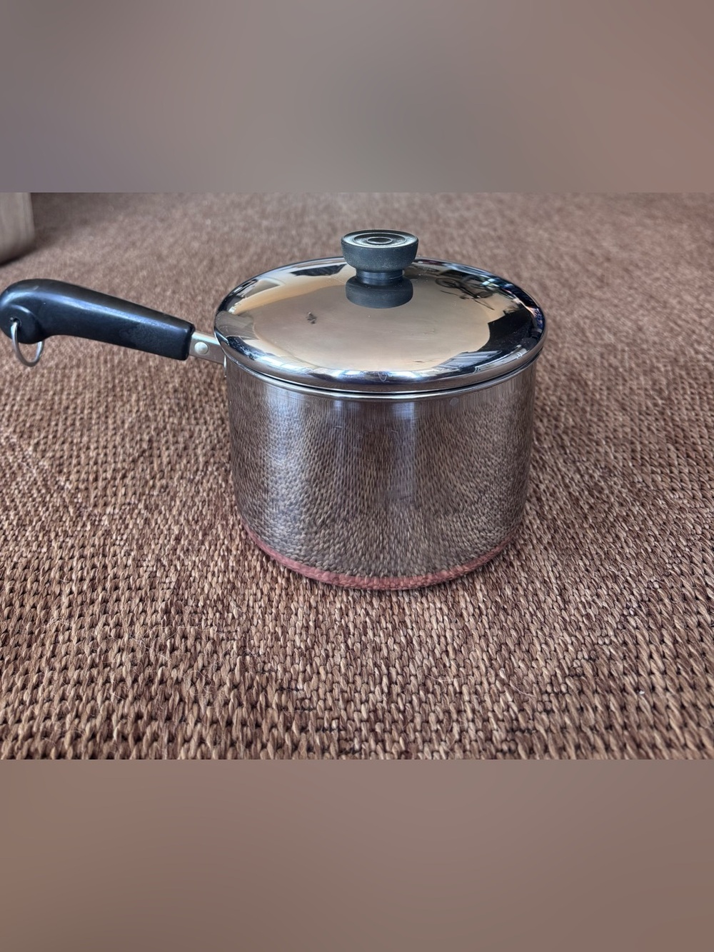 Revere Ware 3 QT saucepan pot vintage copper bottom